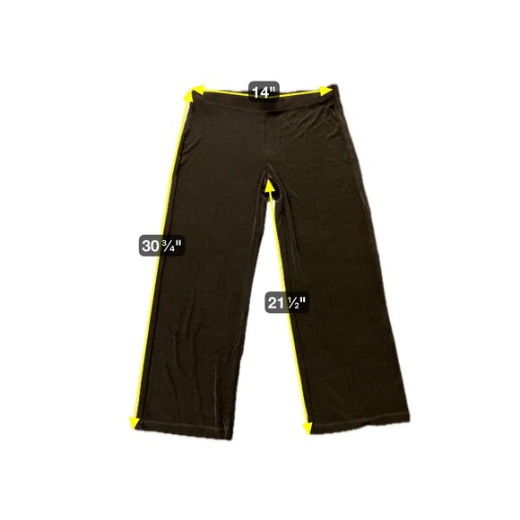 Chicos Travelers Womens Black Pull-On Pants Size Large Short - Picture 6 of 9